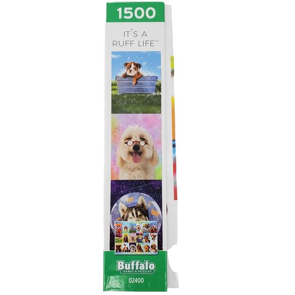 Buffalo It's A Ruff Life 1500 Piece Puzzle Pre-Owned - Picture 6 of 7